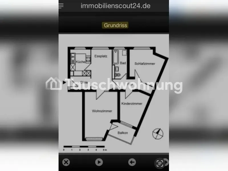 Tauschwohnung: gut Geschnittene 3,5 Zimmerwohnung  gegen 4 Zimmer — photo 1